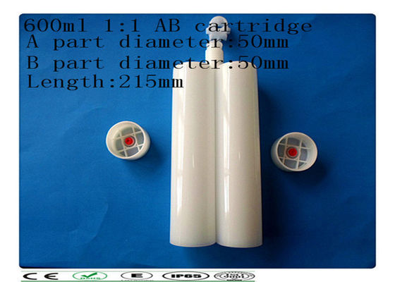 PE 이중 carcartridge, 600ml 2 분대 카트리지, 병렬 카트리지