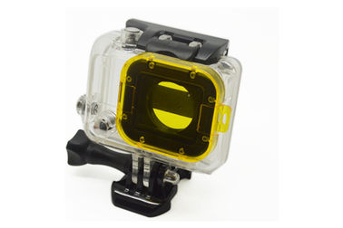 수중 사진기 부속품, GoPro 영웅을 위한 바다 여과기의 밑에 적청 CNC