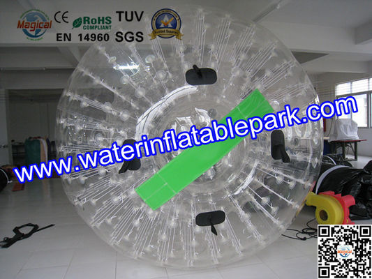 땅 Zorb 재미있은 상업적인 재미있는 팽창식 파란 공 3m x 2m